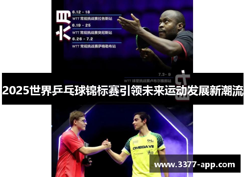 2025世界乒乓球锦标赛引领未来运动发展新潮流